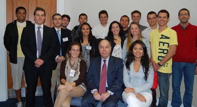 His Excellency Mauro Vieira, Brazil&rsquo;s Ambassador to the United States, met with Science Without Borders Participants during a conference at UF . 